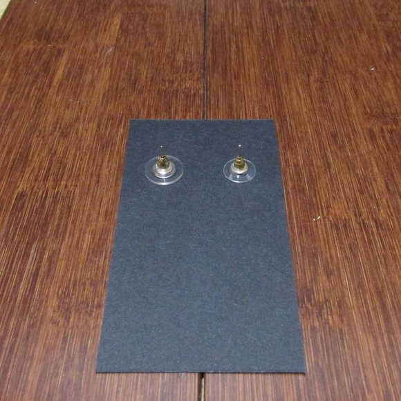 Silver Earrings with 40 Cal Bullet Black Swarovski - Picture 5 of 5